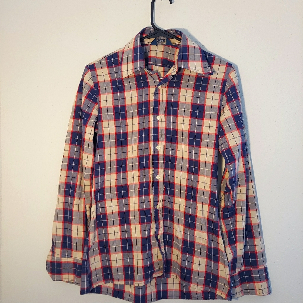 Plaid Long Sleeve Button Down